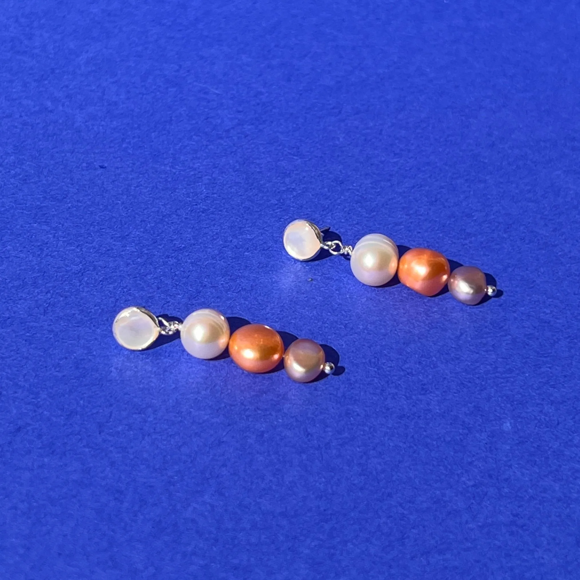 Pearly Dew Drop Earrings