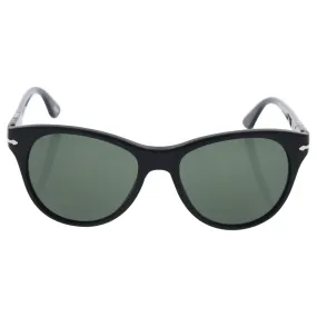 Persol Women's PO3134S Sunglasses Black / Green 54mm