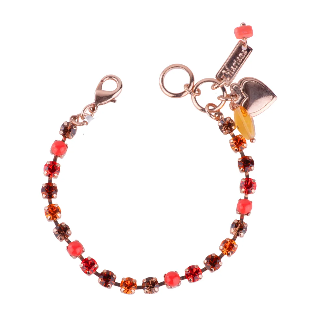 Petite Everyday Bracelet in "Pumpkin Spice" - Yellow Gold