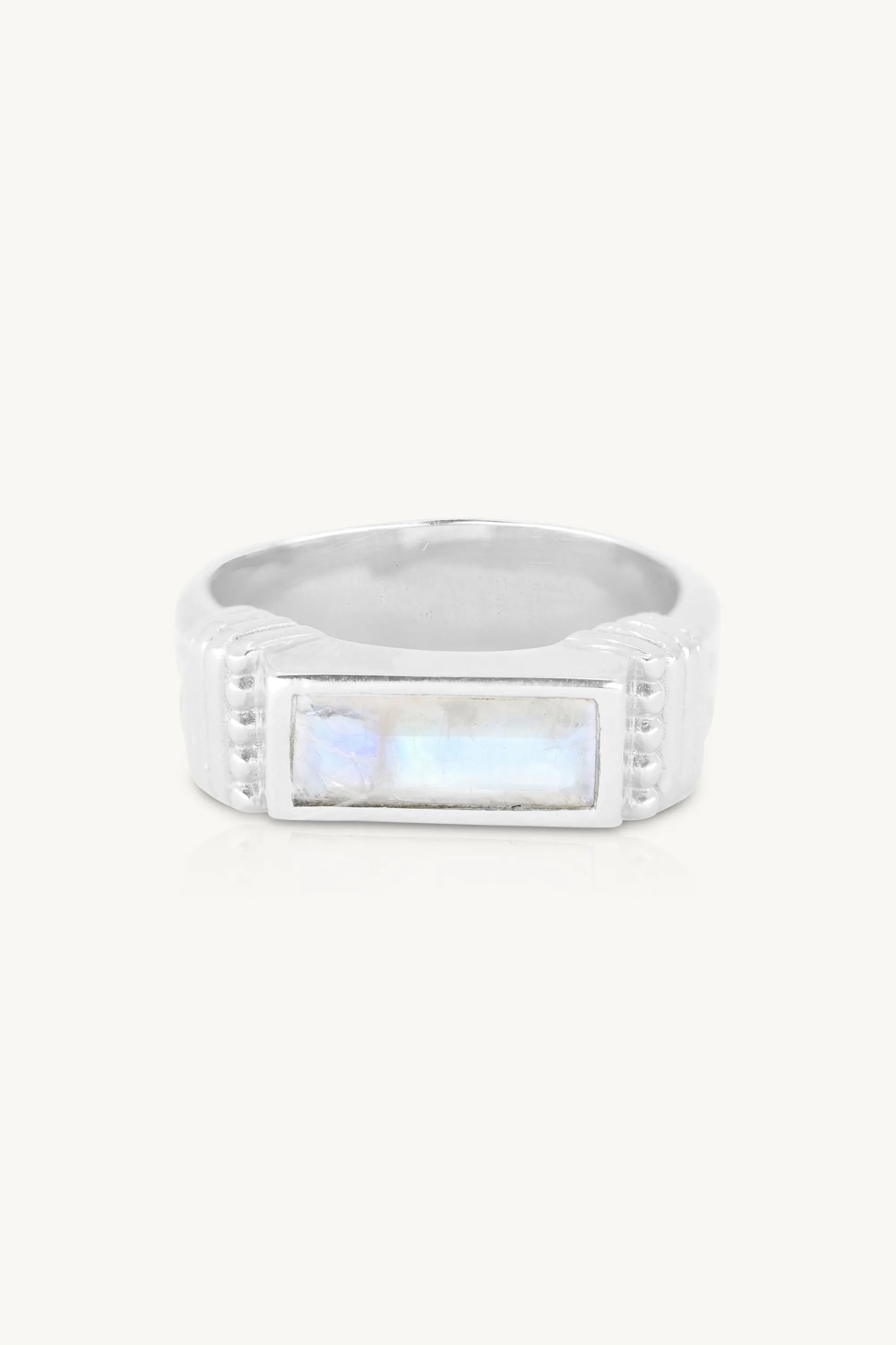 Phoebe Moonstone Silver Ring