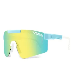 Pit Viper Polarized Sunglasses - C22 Blue/Yellow Revo