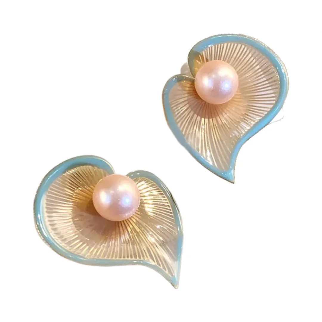 Pre Order:  Exaggerated Pearl Earrings