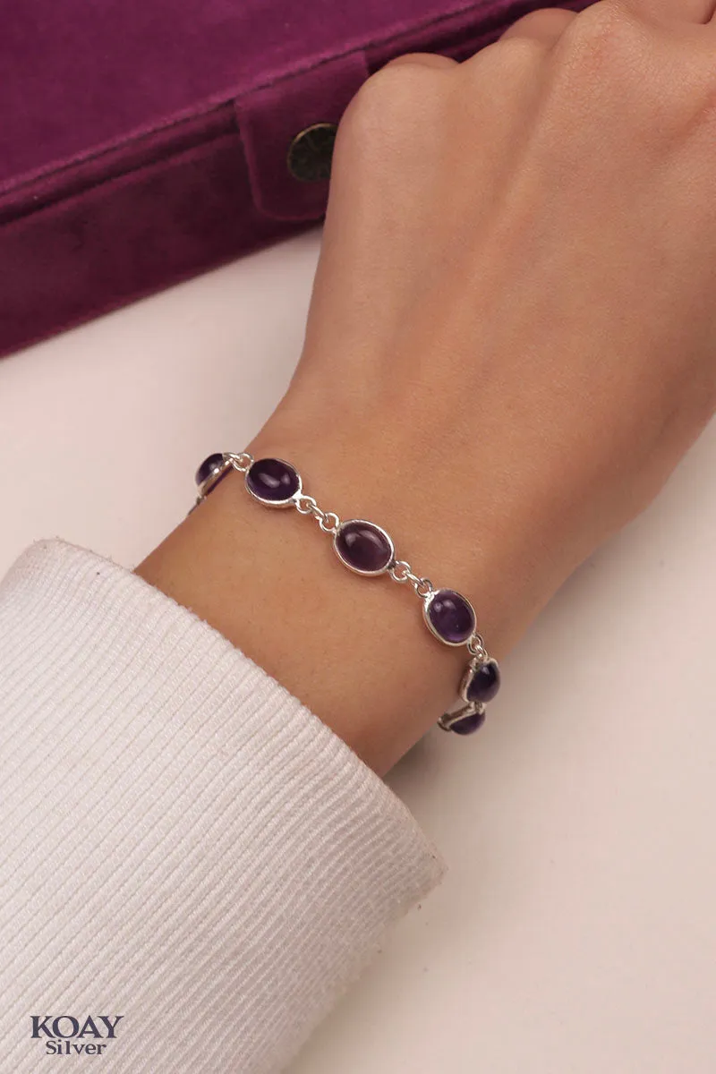 Purple Stones Bracelet