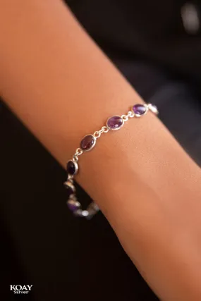 Purple Stones Bracelet