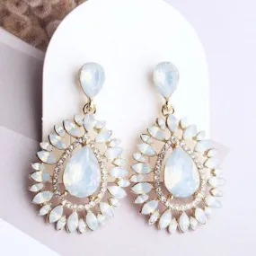 "Tonia" - Opal Bridal Earrings - More Colors