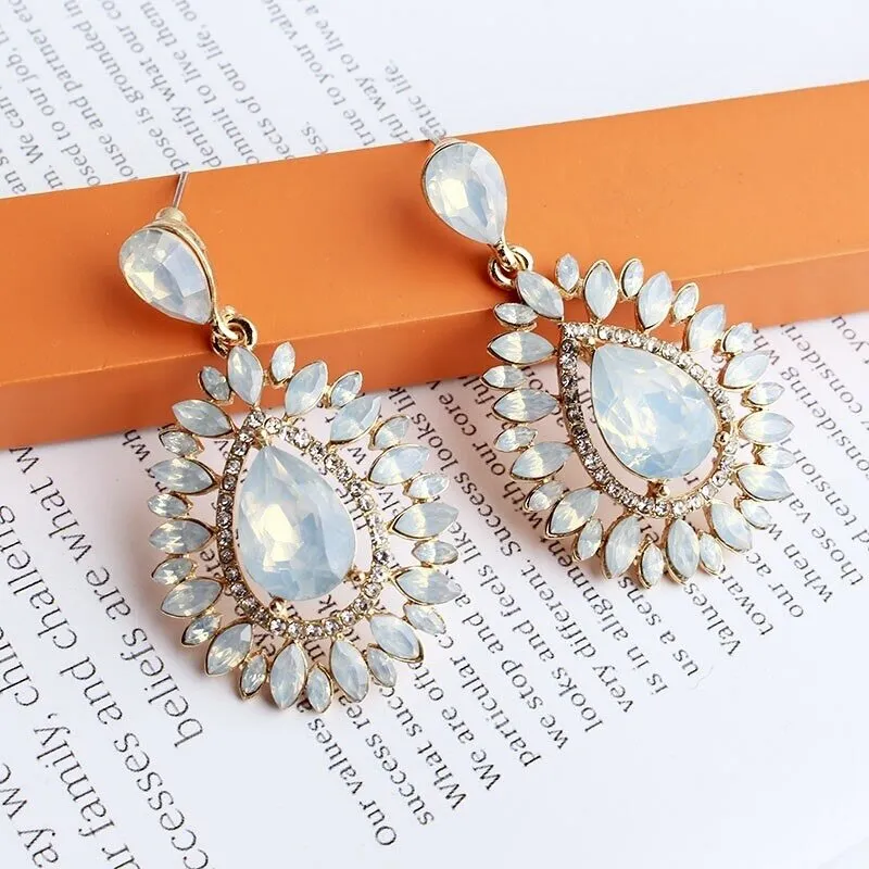 "Tonia" - Opal Bridal Earrings - More Colors