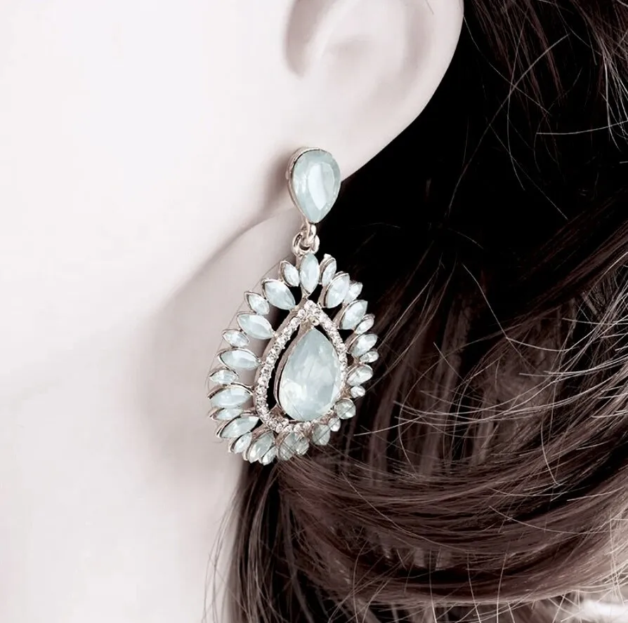 "Tonia" - Opal Bridal Earrings - More Colors