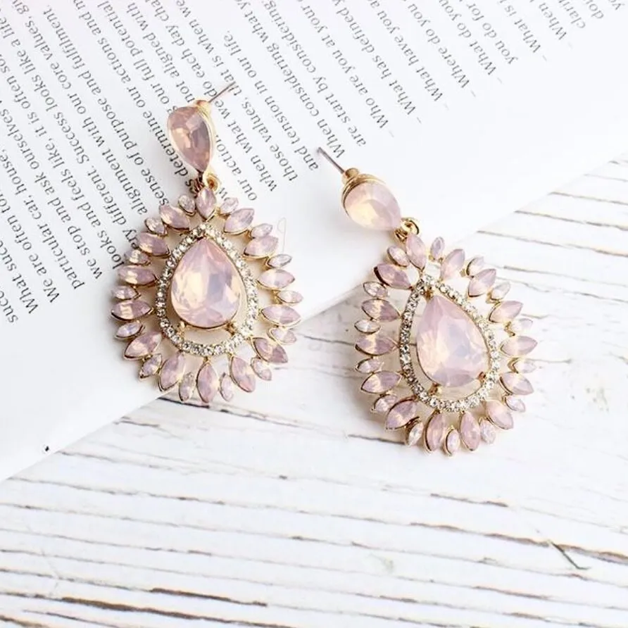 "Tonia" - Opal Bridal Earrings - More Colors