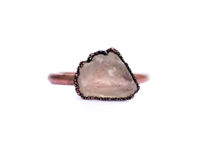 Raw sunstone ring | Sunstone ring