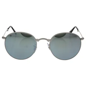 Ray-Ban Metal Man Sunglasses - Silver Frame Silver Lenses 50mm Non-Polarized