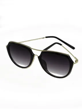 Round Curved Edge Sunglasses