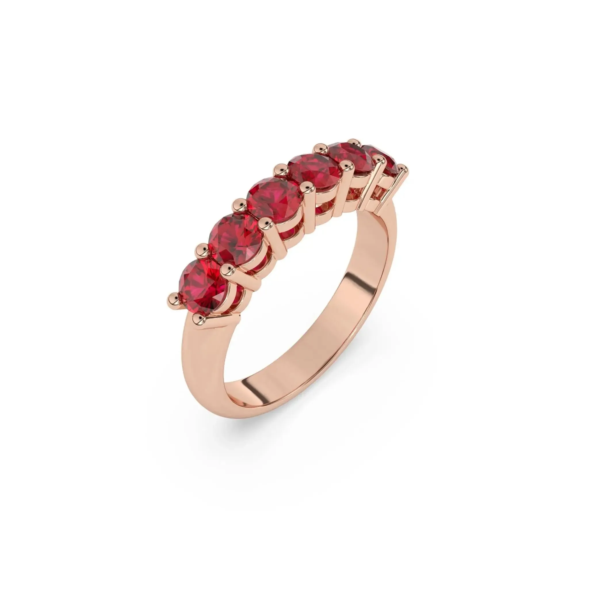 Ruby Six Stone Ring