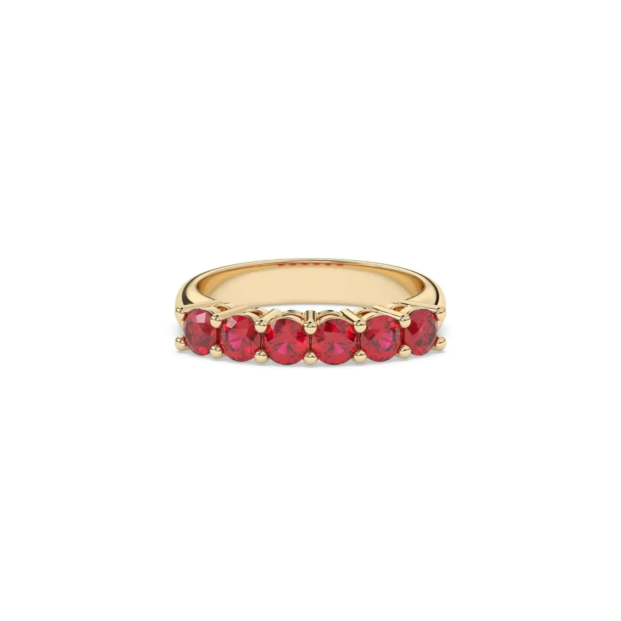 Ruby Six Stone Ring