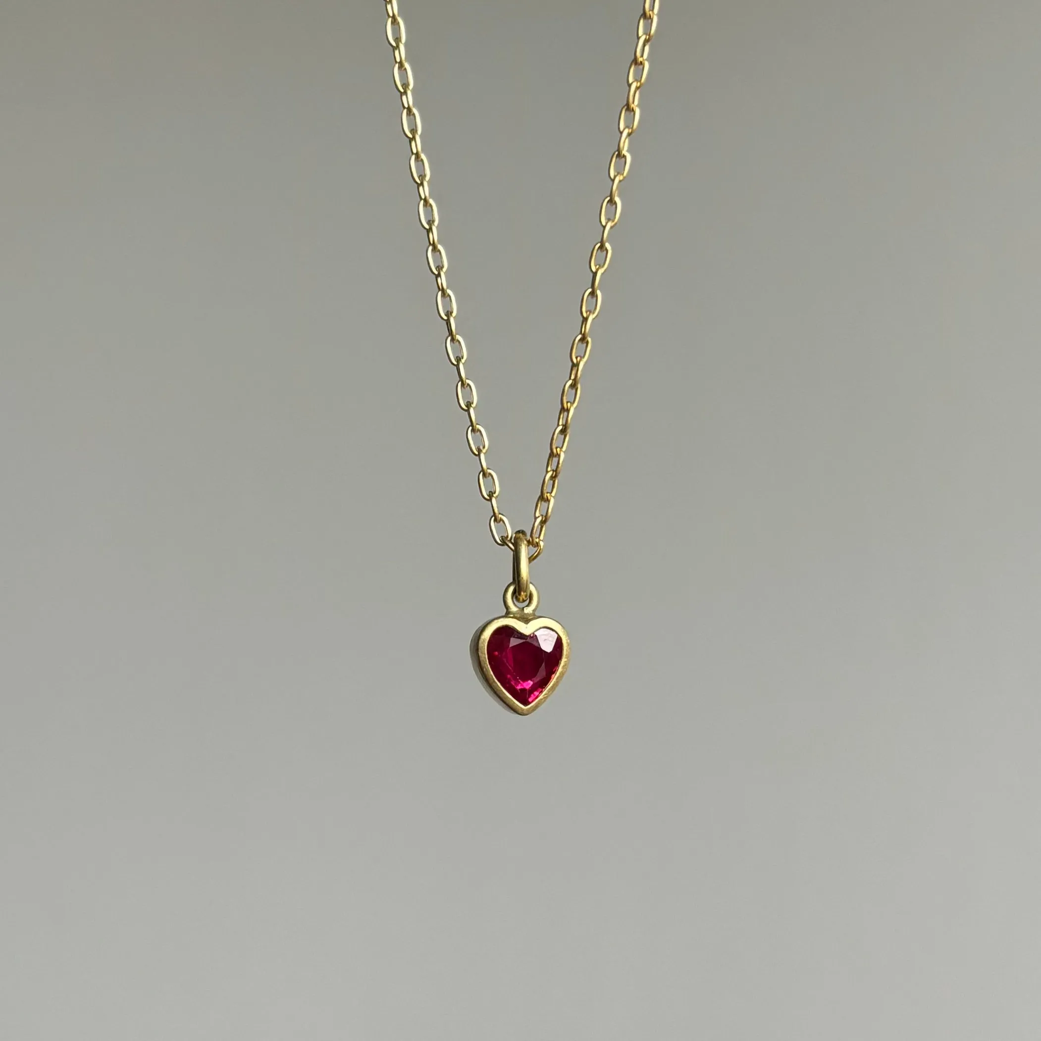 Ruby Sweetheart Pendant