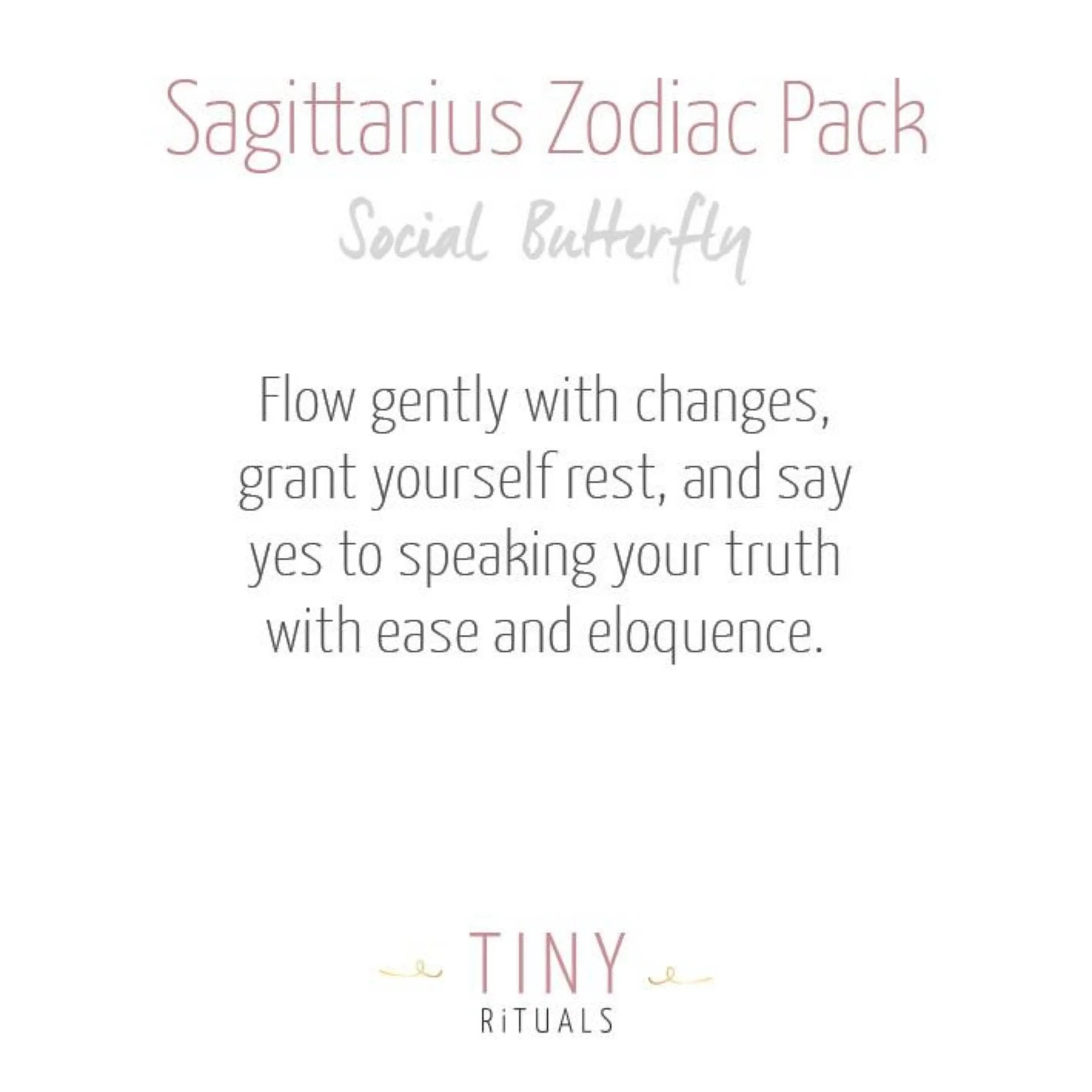 Sagittarius Bracelet Set by Tiny Rituals