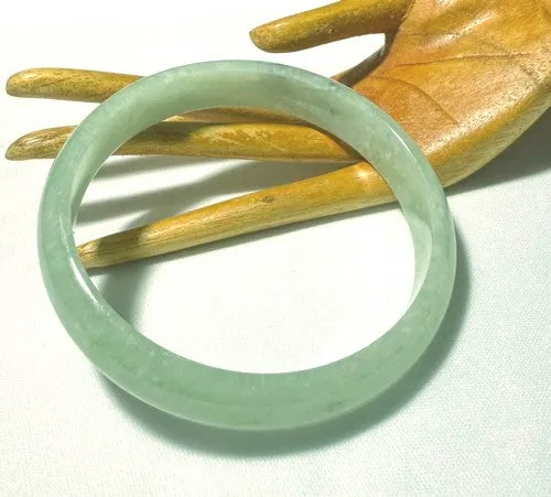 Sale-New Listing  Genuine Natural Burmese Jadeite Bangle Bracelet 65 mm (BB-C-3008)