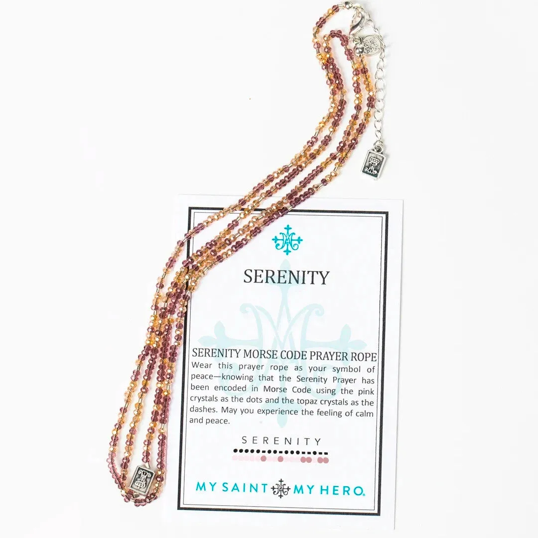 Serenity Morse Code Prayer Rope