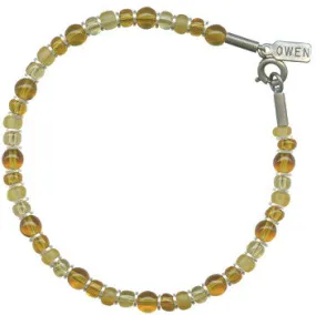 SILVER BRIGHTS LIGHT TOPAZ BRACELET