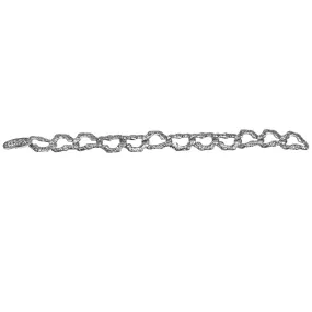 Silver Organic Link Bracelet-Small