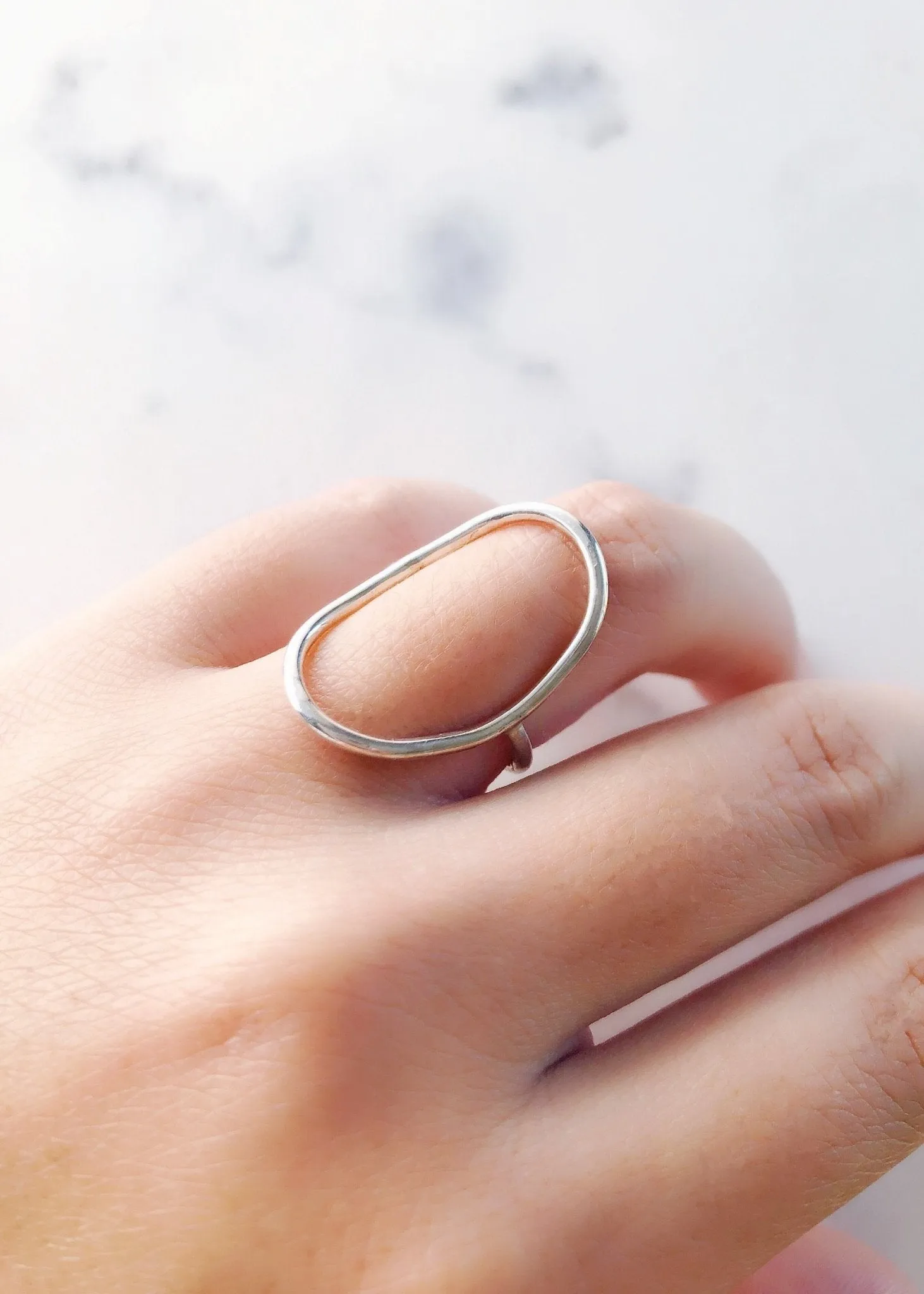 Silver Oval Ring - Makanui