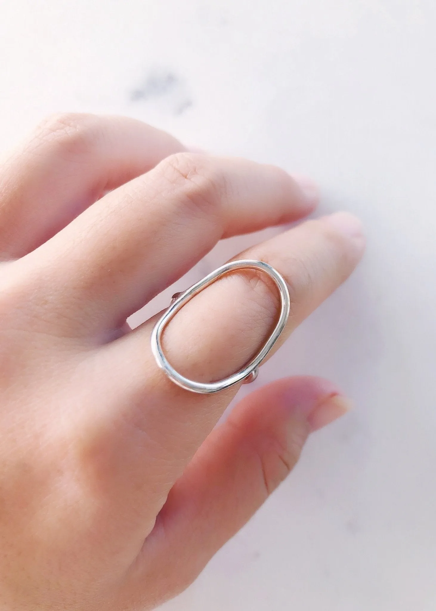 Silver Oval Ring - Makanui