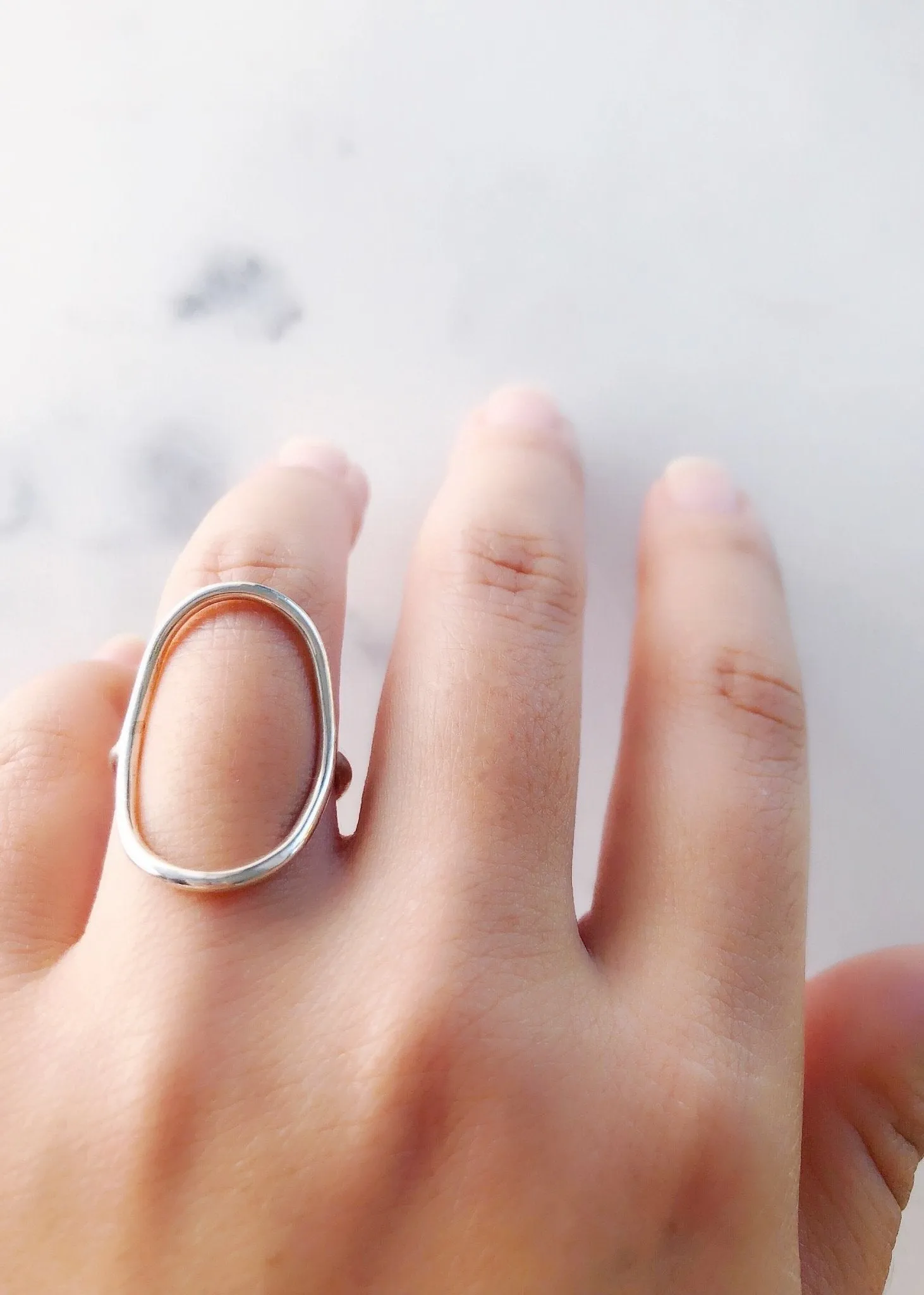 Silver Oval Ring - Makanui