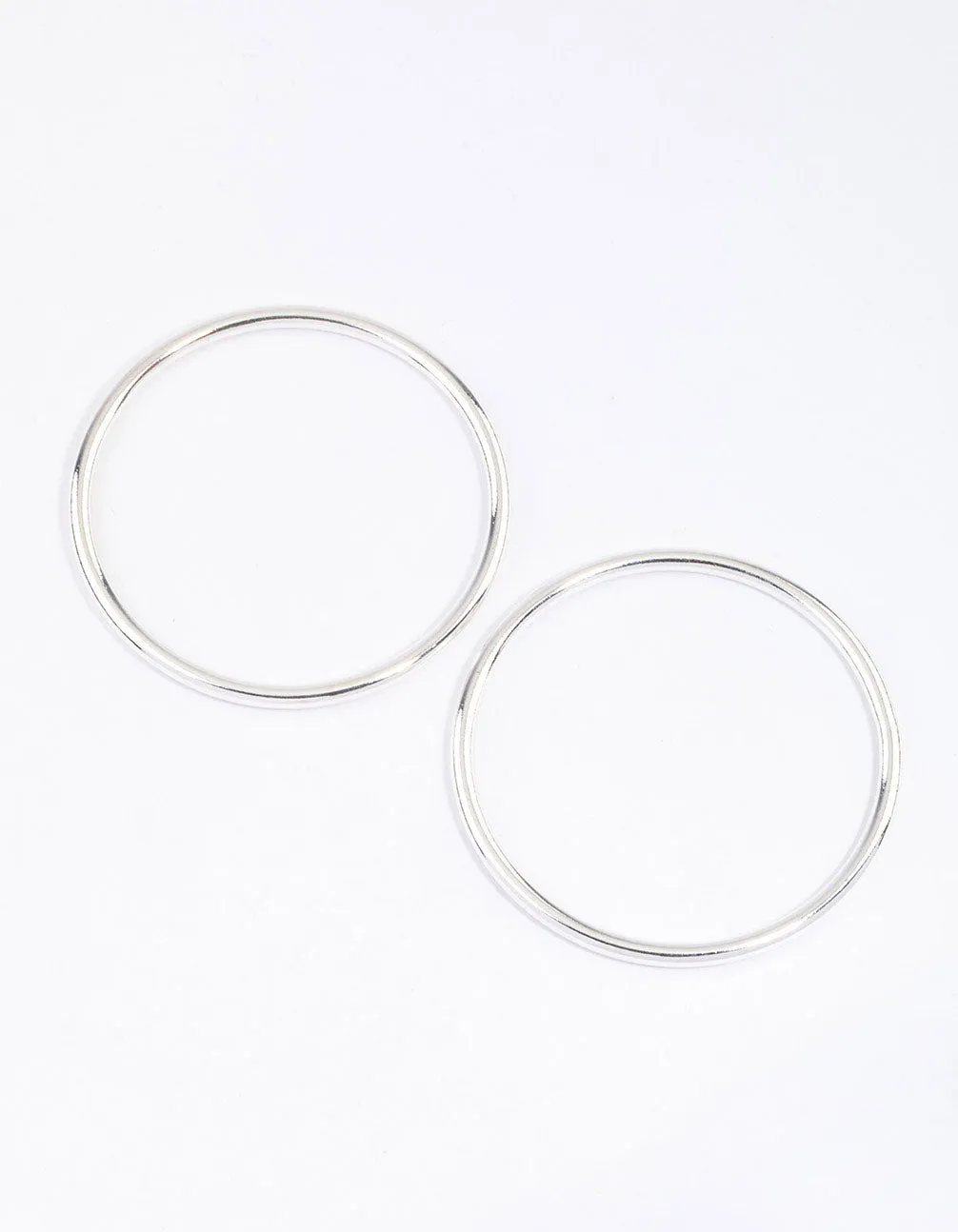 Silver Plain Bangle & Polishing Set