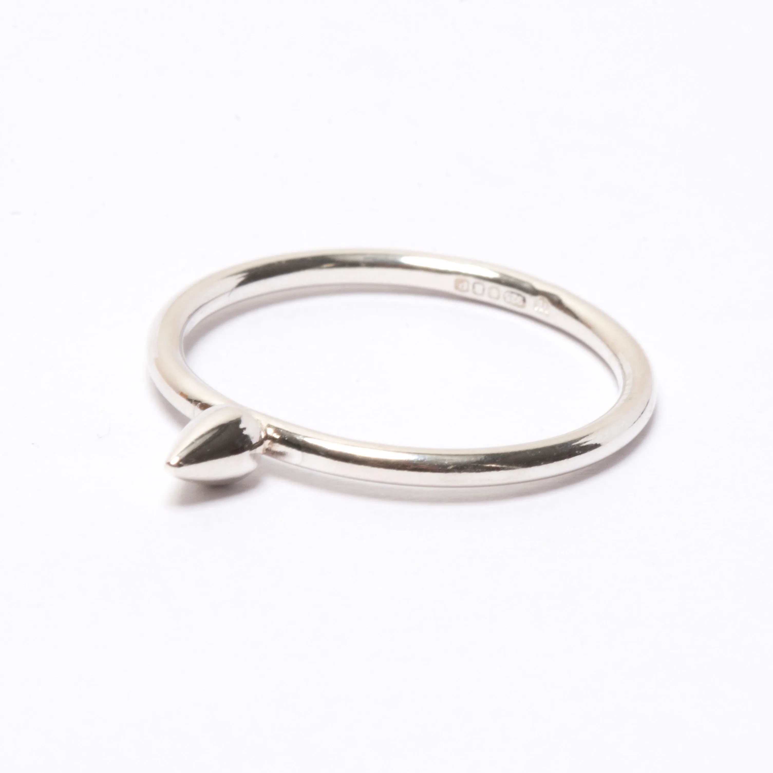 Silver Spike Ring