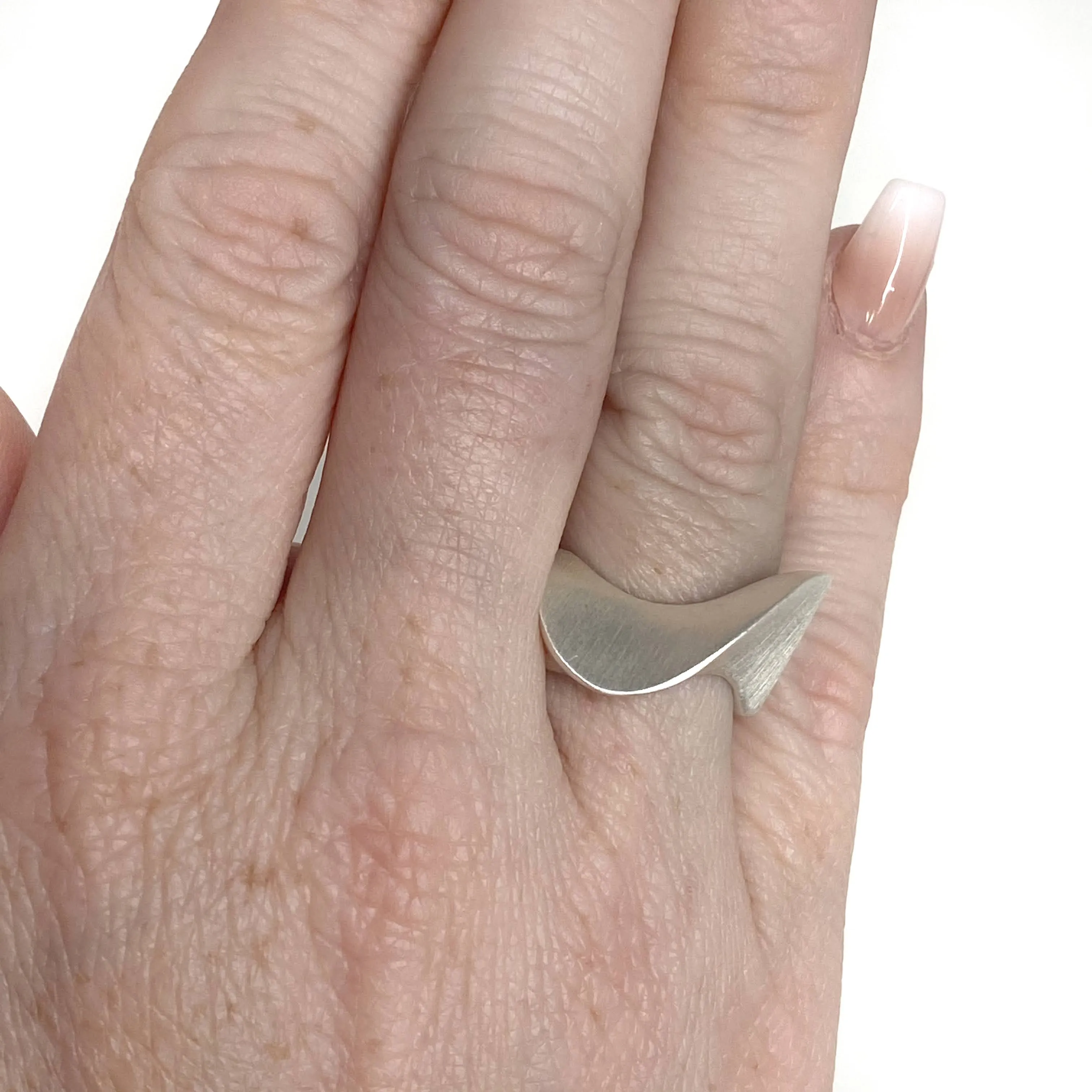 Silver Wave Ring