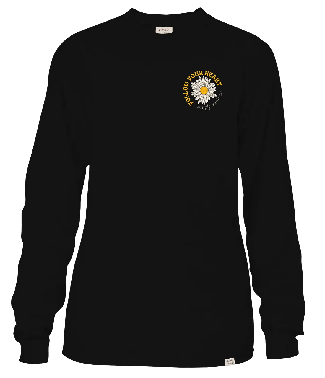 Simply Southern Women's Black Herd Long Sleeve T-Shirt