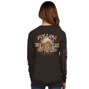 Simply Southern Women's Black Herd Long Sleeve T-Shirt