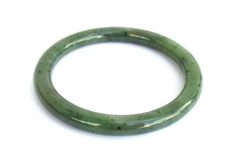 Slim Greenstone Bangle