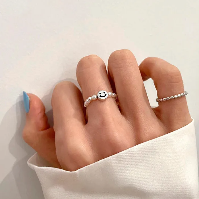 Smile Pearl Ring