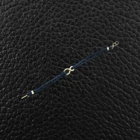 Spaghetti Strap Bracelet with Small Infinity Link