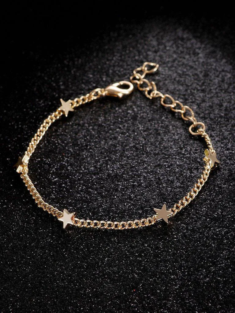 Star Charm Chain Bracelet