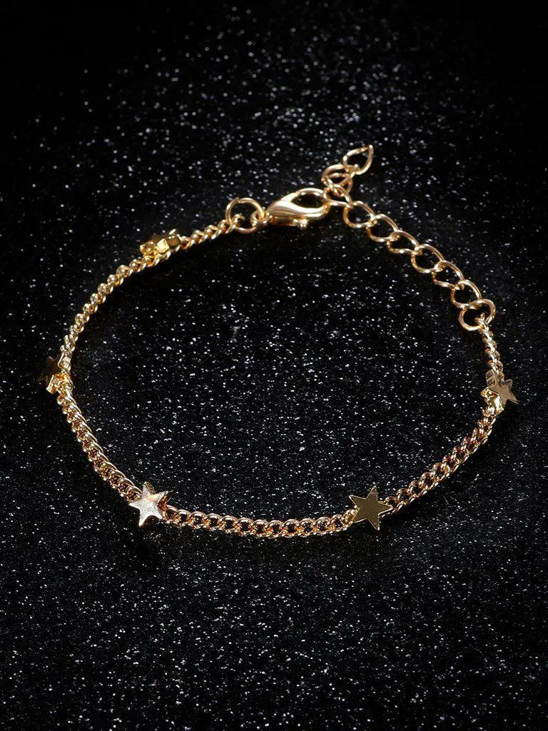 Star Charm Chain Bracelet