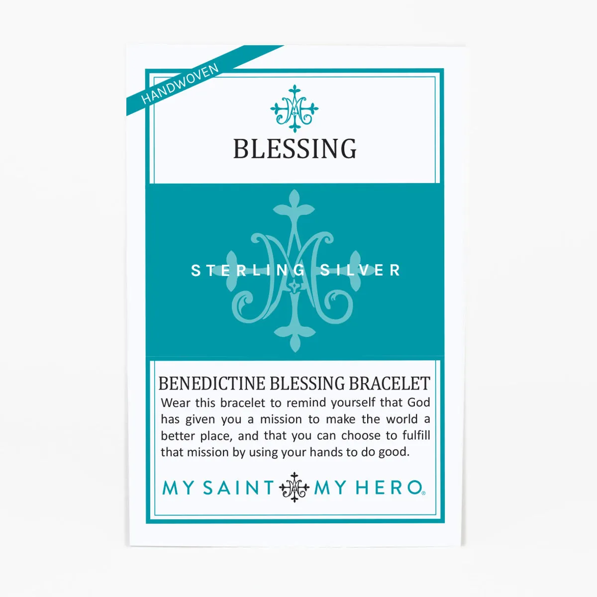 Sterling Silver Benedictine Blessing Bracelet