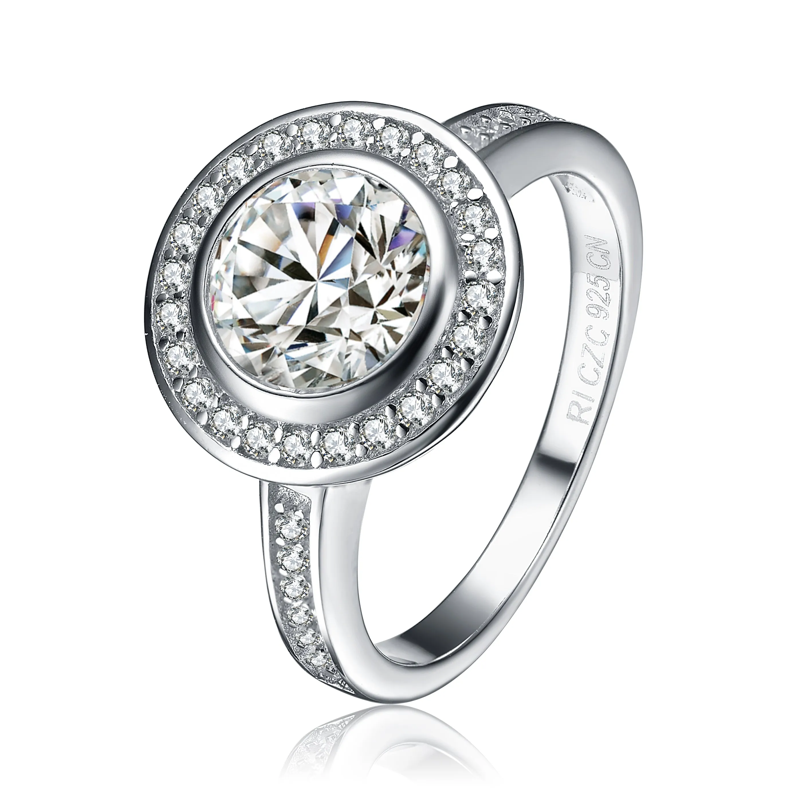 Sterling Silver Cubic Zirconia Jewel Ring Collection