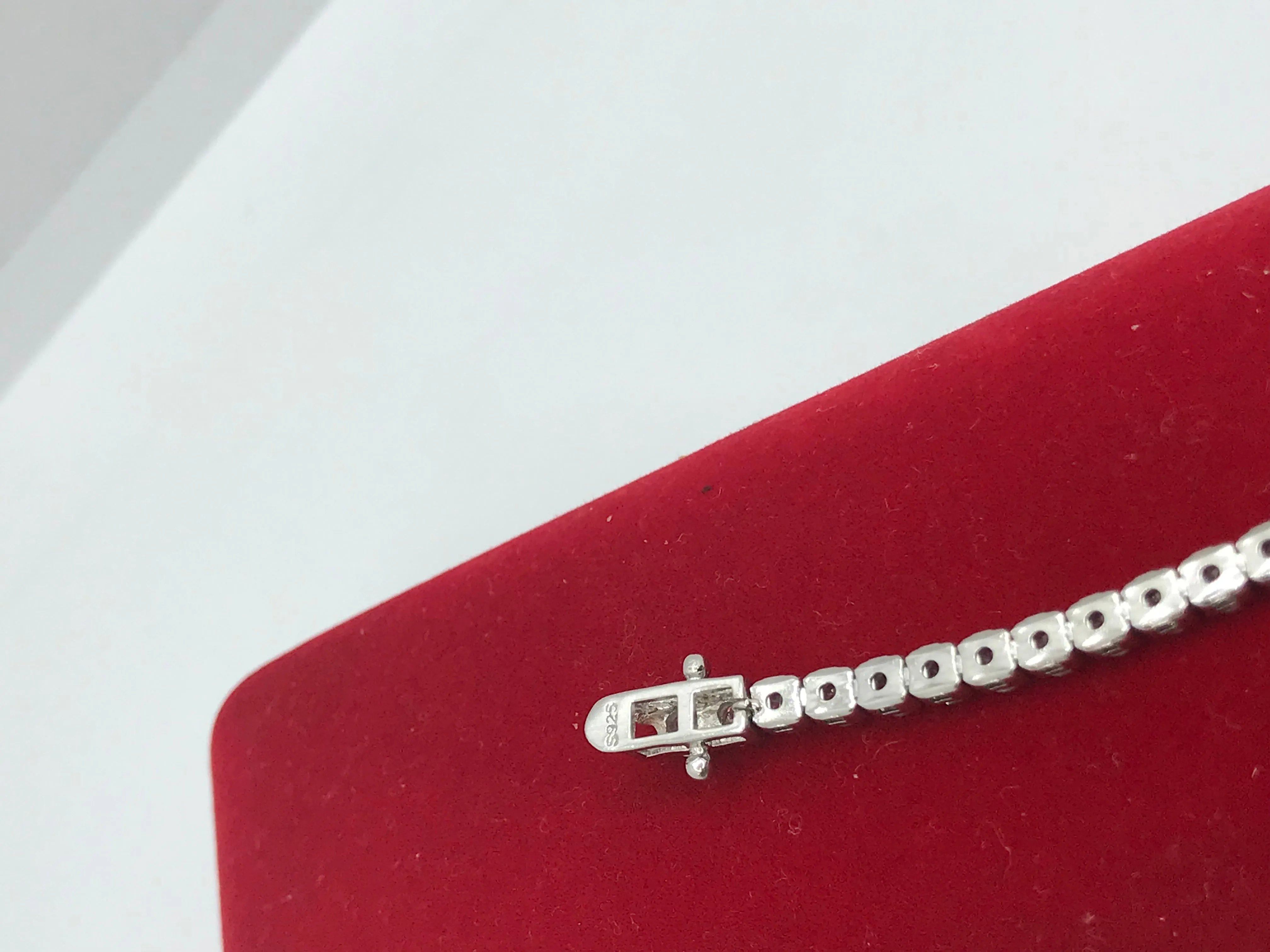 Sterling silver tennis bracelets