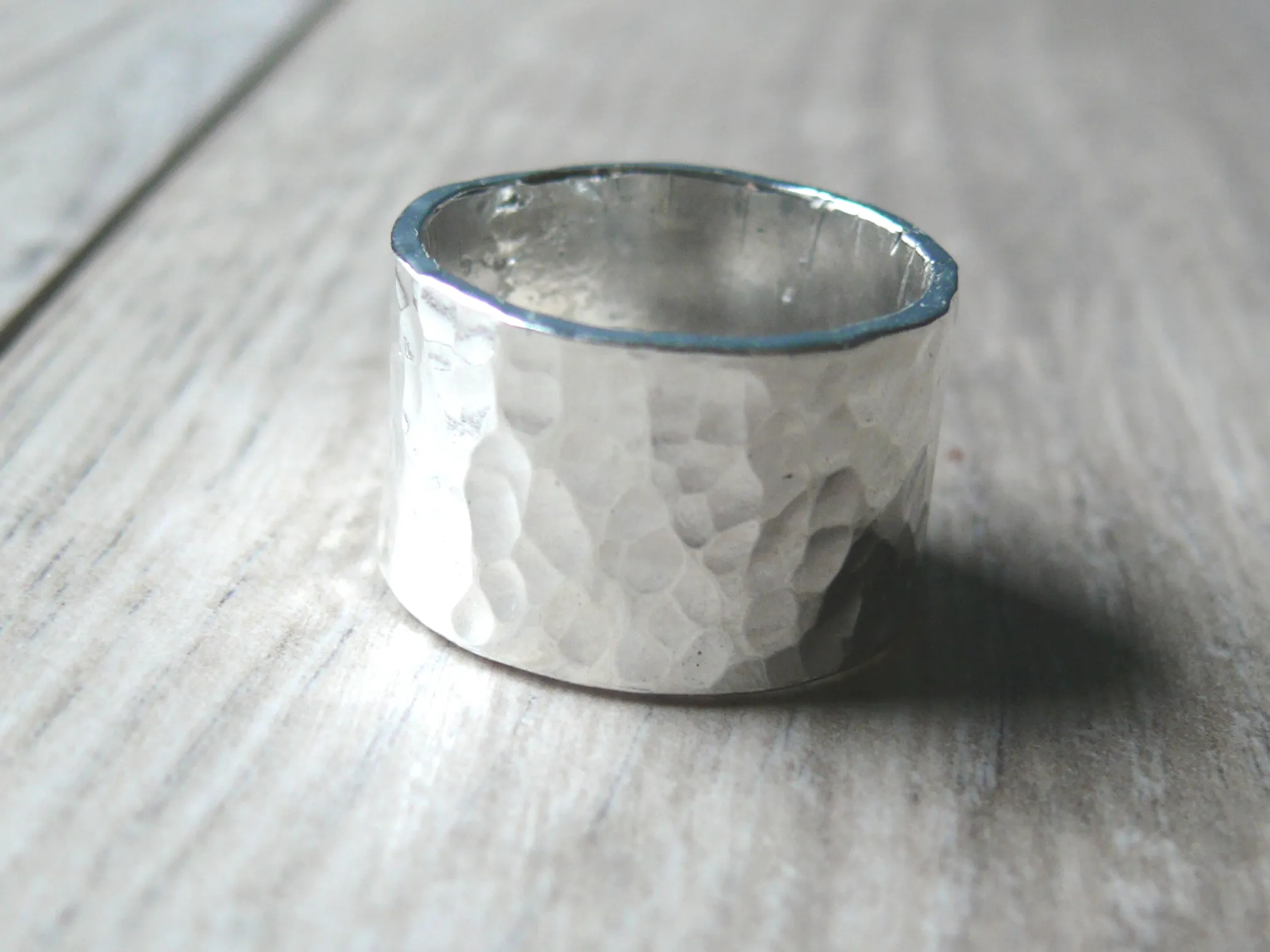 Sterling Silver Wide Silver Band Ring