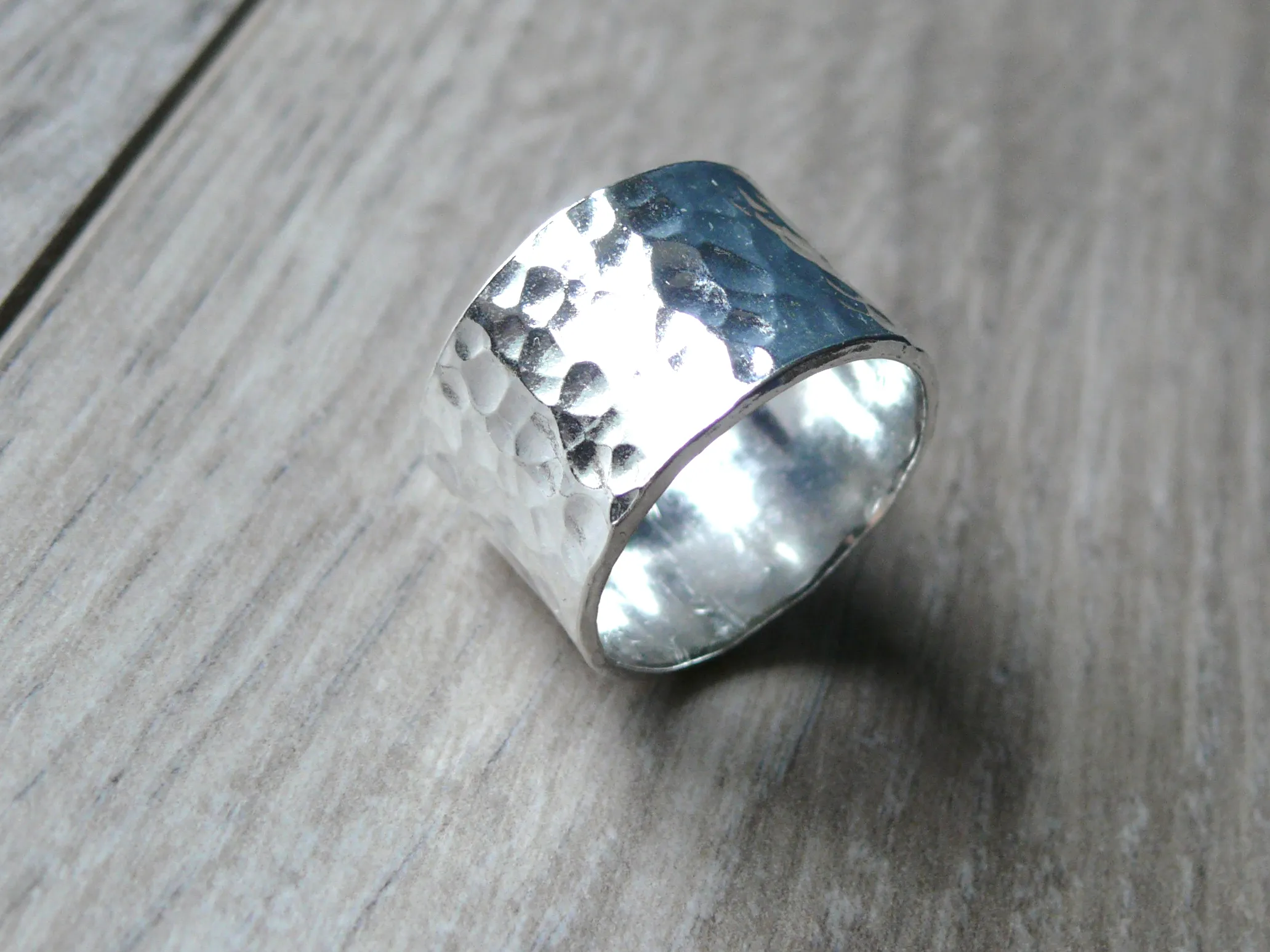 Sterling Silver Wide Silver Band Ring