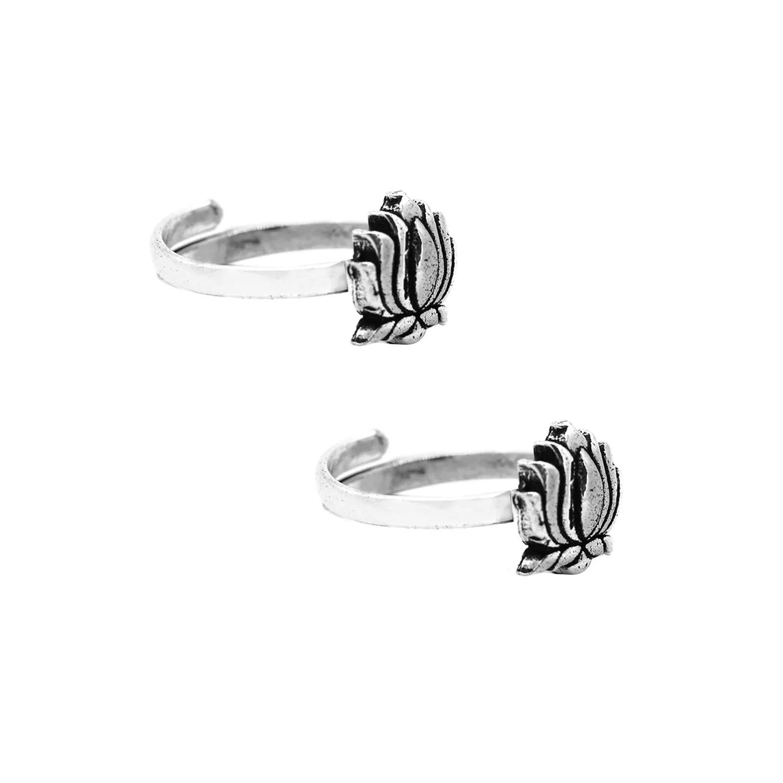 Teejh Komala Set of 3 Silver Toe Rings