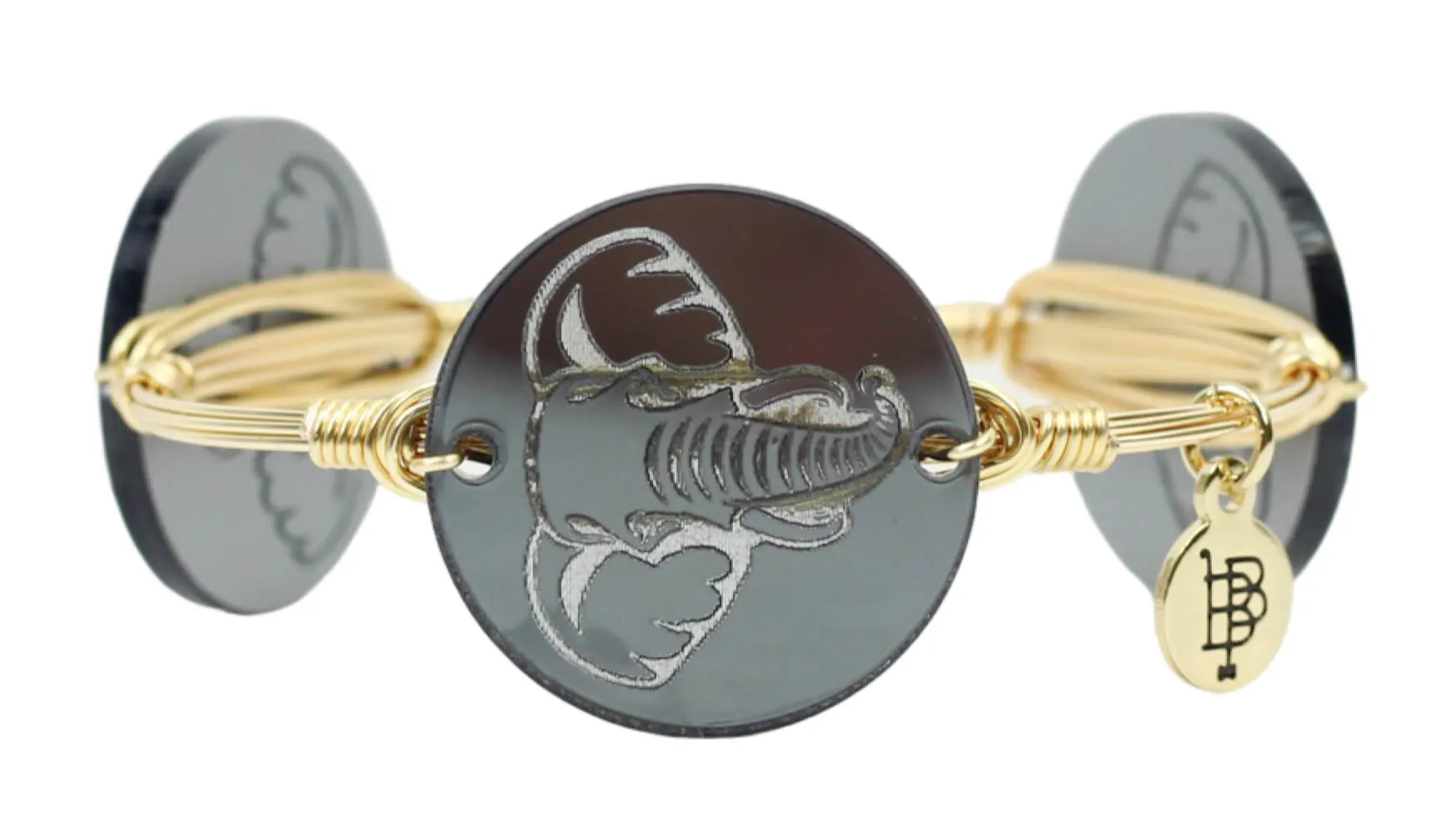 The Elephant Bangle Bracelet - Mirrored