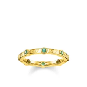 Thomas Sabo Ring "Green Stone" TR2179-472-6-54