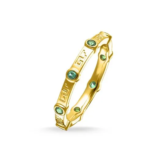 Thomas Sabo Ring "Green Stone" TR2179-472-6-54