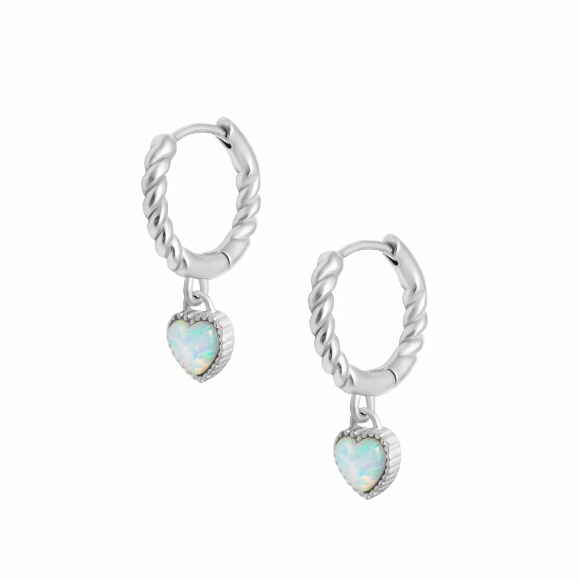 Tilly Opal Hoop Earrings