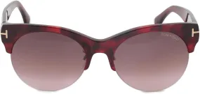 Tom Ford Edie Sunglasses FT0428 01A, Black Frame, Grey Lens, 68