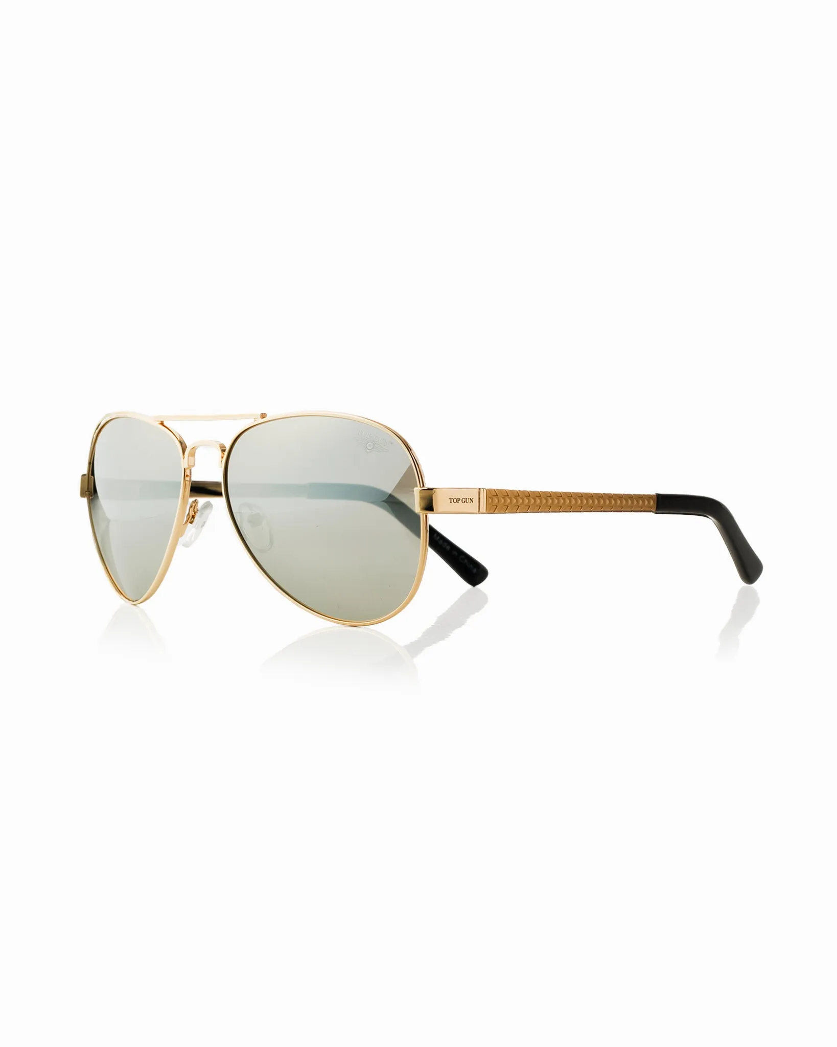 TOP GUN® POLARIZED AVIATOR "RUNWAY" SUNGLASSES