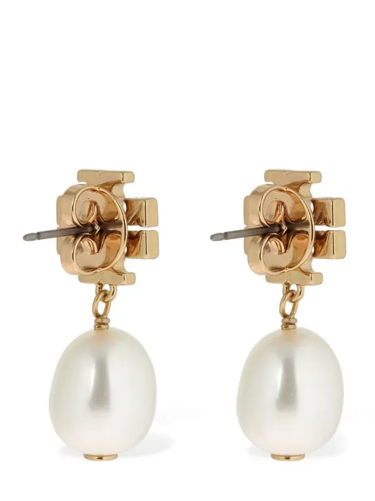 Tory Burch   Kira pavé pearl drop earrings 