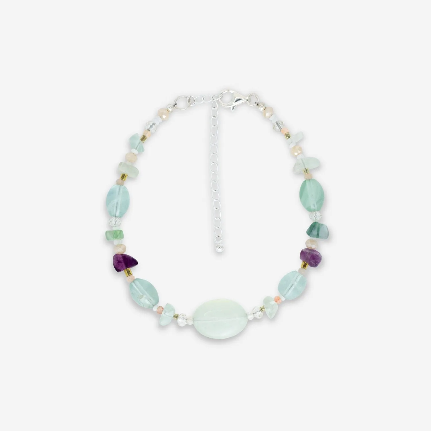 Tranquillity Gemstone Beaded Bracelet